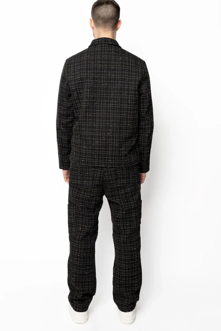 Ensemble pantalon en tissu tricote avec style courte