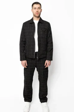 Ensemble pantalon en tissu tricote avec style courte