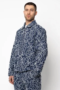 Ensemble pantalon jean à fermeture eclair
