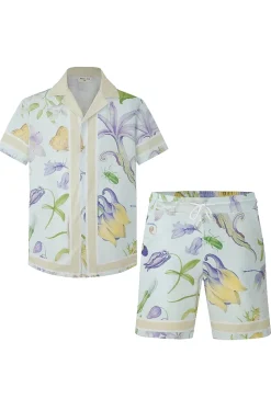 Ensemble pastel floral élégant