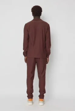 Ensemble plissé chemise et pantalon