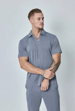 Ensemble plissé chemise pantalon