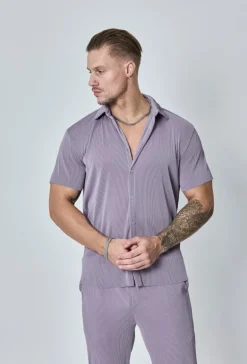 Ensemble plissé chemise pantalon