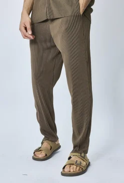 Ensemble plissé chemise pantalon