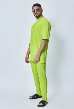Ensemble plissé decontracté