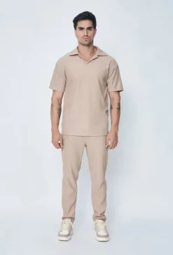 Ensemble plissé t-shirt et pantalon
