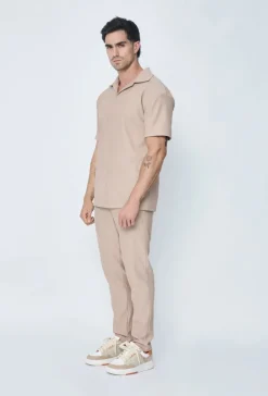 Ensemble plissé t-shirt et pantalon