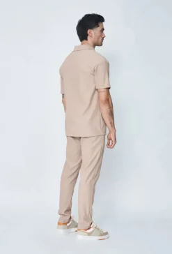 Ensemble plissé t-shirt et pantalon