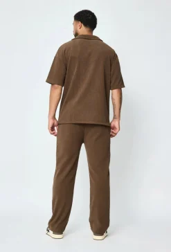 Ensemble plissé t-shirt et pantalon