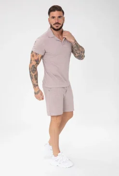 Ensemble polo short maille piquée
