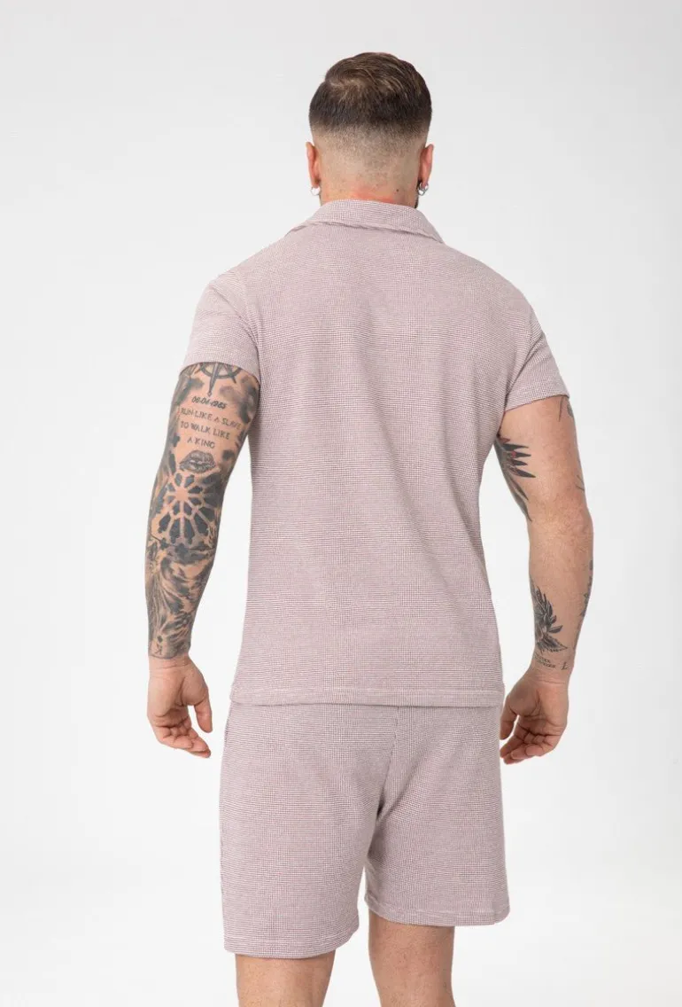 Ensemble polo short maille piquée