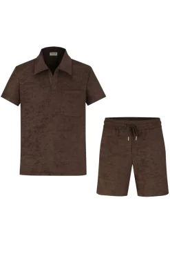 Ensemble polo short texturé