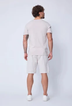 Ensemble polo short uni effet lin