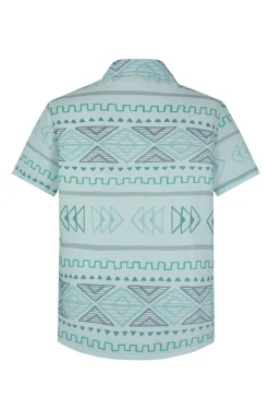 Ensemble short à motif géométrique