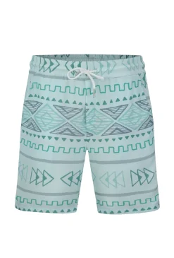 Ensemble short à motif géométrique