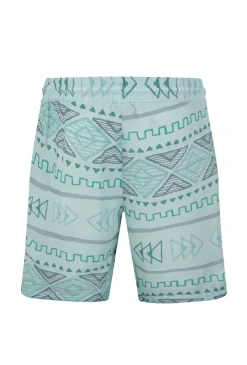 Ensemble short à motif géométrique