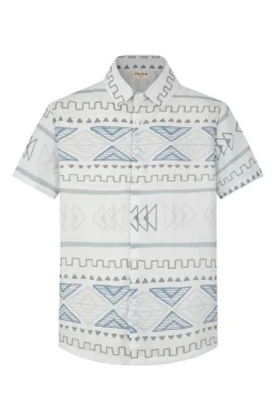 Ensemble short à motif géométrique