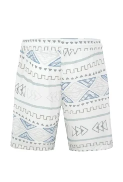 Ensemble short à motif géométrique