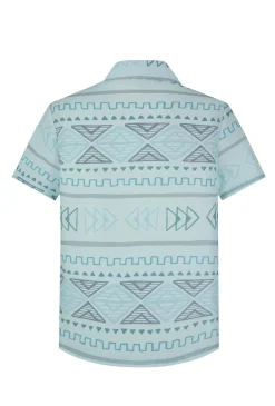 Ensemble short à motif géométrique