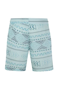 Ensemble short à motif géométrique