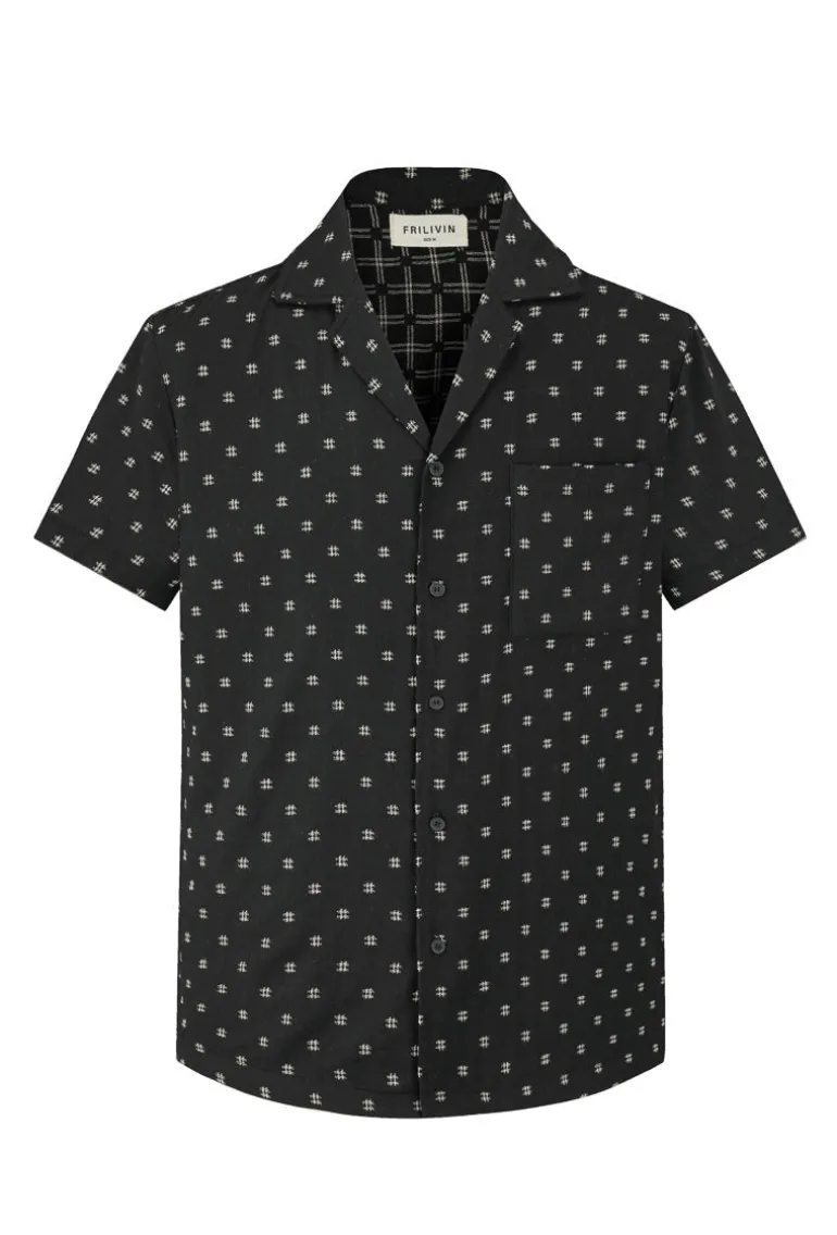 Ensemble short et chemise broder