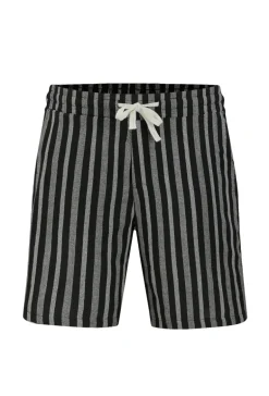 Ensemble short et chemise a rayures