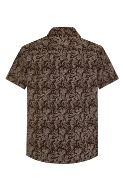 Ensemble short et chemise a motifs bandana