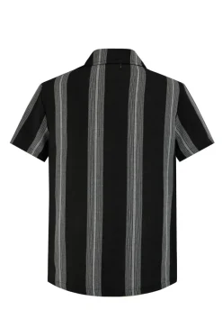 Ensemble short et chemise a rayures