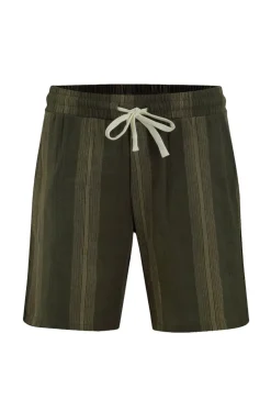 Ensemble short et chemise a rayures