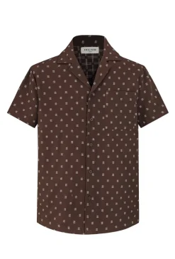 Ensemble short et chemise broder