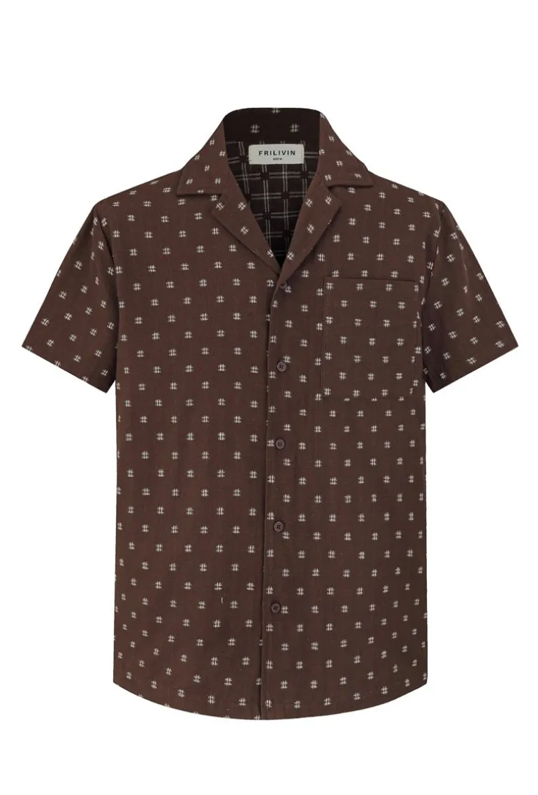 Ensemble short et chemise broder