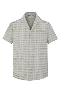 Ensemble short et chemise a motifs