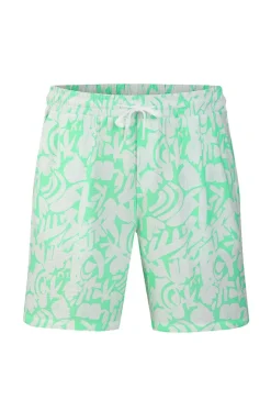 Ensemble short et chemise a motifs abstraits