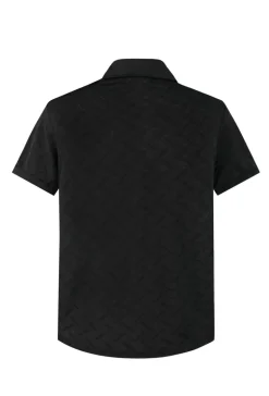 Ensemble short polo à motif géométriques