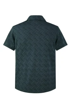 Ensemble short polo à motif géométriques