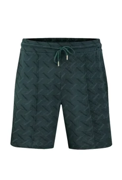 Ensemble short polo à motif géométriques