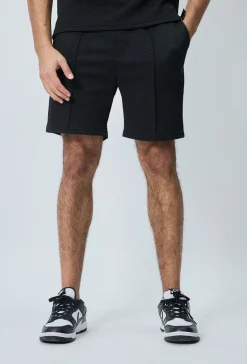 Ensemble short tshirt gaufré