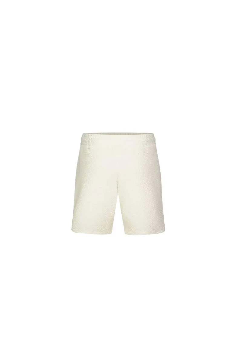 Ensemble short tshirt gaufré