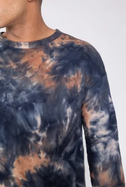 Ensemble sweat & jogging motif tie and dye imprimé