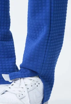 Ensemble tendance sweat jogging à carreaux matelassés