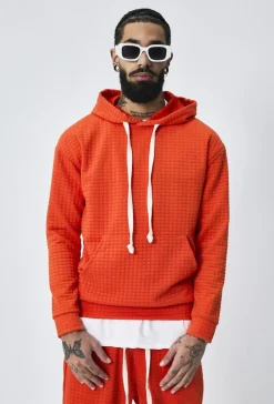 Ensemble tendance sweat jogging à carreaux matelassés