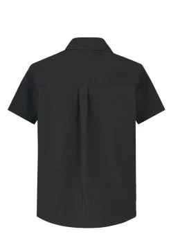 Ensemble texturé chemise short uni