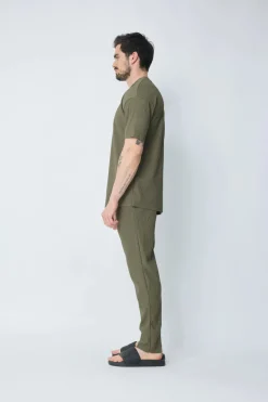Ensemble t-shirt et pantalon uni