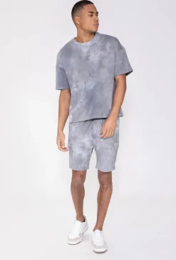 Ensemble tshirt et short tie and dye
