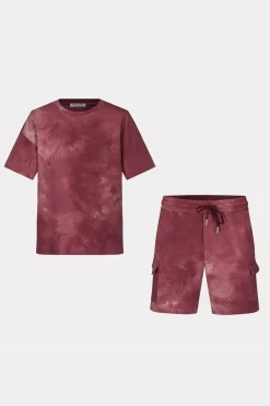 Ensemble tshirt et short tie and dye