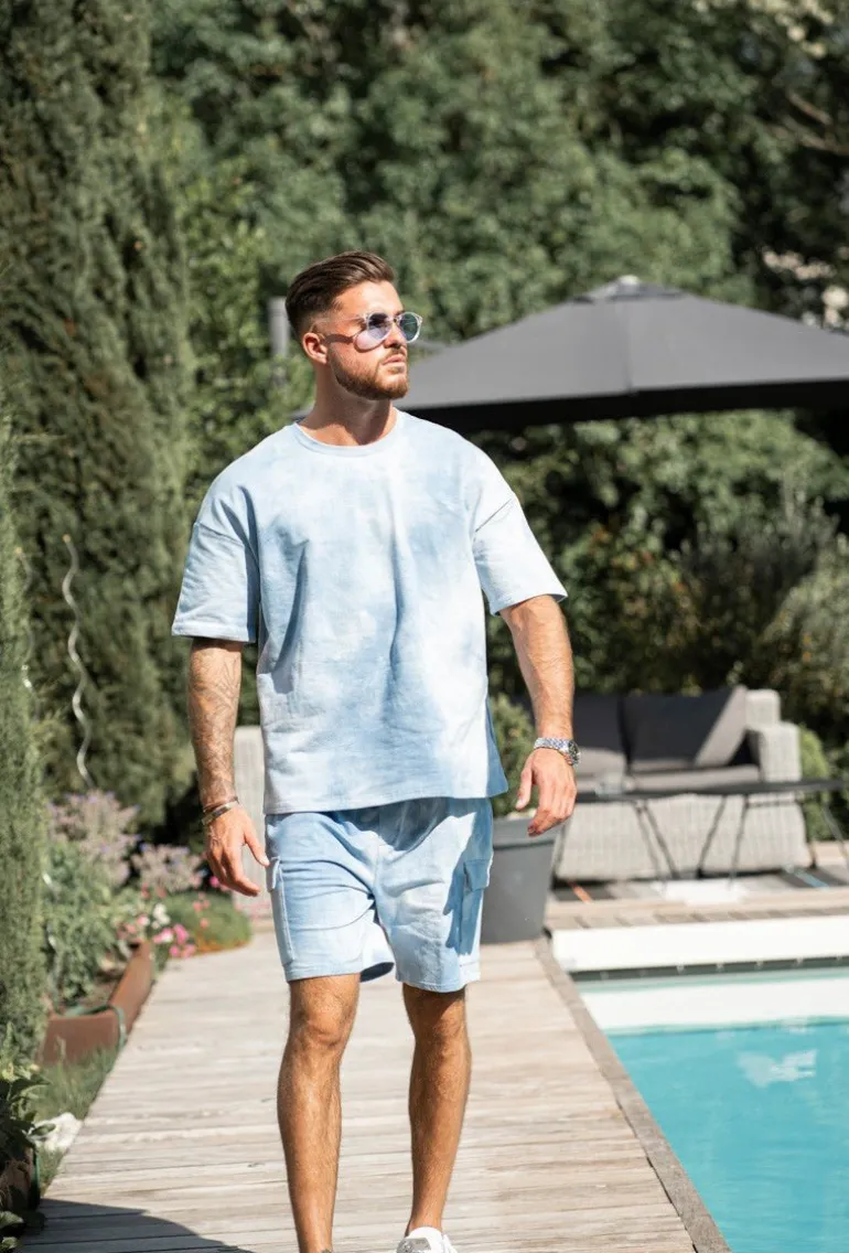 Ensemble tshirt et short tie and dye