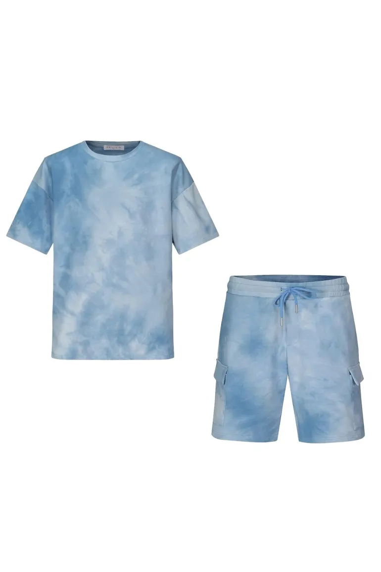 Ensemble tshirt et short tie and dye