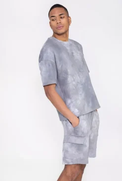 Ensemble tshirt et short tie and dye
