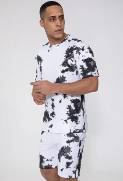 Ensemble tshirt short avec motif tâches