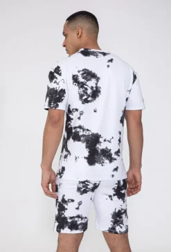 Ensemble tshirt short avec motif tâches